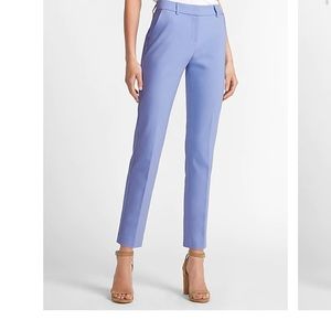 Express mid rise columnist ankle pant sky blue